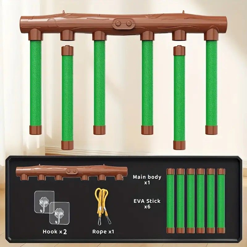 Smart Reaction Challenge Stick: Family Interactive Reflex Training Toy, Three Speed Adjustable, Hand-Eye Coordination and Focus Enhancement Tool(GREEN)