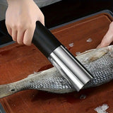 Electric Fish Scaler | Essential for Seafood Kitchens, Suitable for Both Home and Commercial Use, Efficient Descaling Without Splashing, Saves Time and Effort（black)