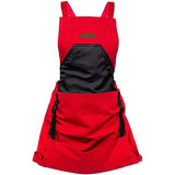 Oxford Cloth Multifunctional Gardening Apron, Thickened Durable Lightweight Large Pocket, Back Cross Straps Unisex（red)