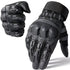 Full-Finger Multi-Functional Tactical Gloves, TPU Exoskeleton Impact Protection, Five-Finger Touchscreen Precision Control, Anti-Slip Wear-Resistant Palm, Essential for Outdoor Riding and Tactical Training./BLACK .XL code