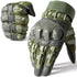 Full-Finger Multi-Functional Tactical Gloves, TPU Exoskeleton Impact Protection, Five-Finger Touchscreen Precision Control, Anti-Slip Wear-Resistant Palm, Essential for Outdoor Riding and Tactical Training./GREEN .XL code
