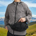 Tactical Camo Waist Bag: Water-Repellent Oxford, Multi-Compartment, Lightweight 0.25kg, Chest/Crossbody/Waist Carry – All-Scenario Essential/black