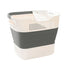 Multi-functional Folding Laundry Basket: Hassle-free Storage, One Basket for All Your Clothes Sorting.dull grey