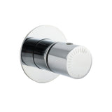 Chrome Bath Control Shower Mixer Brass Round Wall Mounted Hot Cold Water Valve