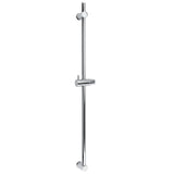 Strong Brass Chrome Round 850mm Long Sliding Rail Bar Holder For Handheld Shower