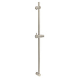 Solid Brass Brushed Nickel Long Sliding Rail Bar Swivel Handheld Shower Holder