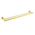 Brushed Gold 600mm Long Double Towel Rack Rail Holder Bar Round Stainless Steel