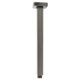 Bath Square 300mm Shower Component Brass Ceiling Extension Dropper Arm Gunmetal