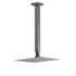 Gun Metal Square 8" Rainfall Shower Head 300mm Ceiling Dropper Arm Bath Set WELS