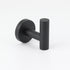 Matt Black Robe Hook Hanger Organizer Bathroom Wall Mounted Kit Stainless Steel