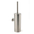 Brushed Nickel Silver Round Toilet Brush Stainless Steel Wall Mounted Holder Cup