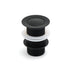Matt Black Watermark 32mm Pop Up Push Brass Waste Plug No Overflow Basin Drain