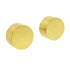 Brushed Gold 1/4 Turn Round Knob Hot Cold Tap Wall Set For Shower Vanity Spout