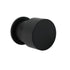 Matt Black Round Knob Concealed Shower Mixer Valve Hot Cold Water Switch Tap Kit