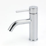 WELS Round Curve Kitchen Laundry Short Basin Mixer Vanity Sink Faucet Tap Chrome