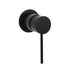 Watermark Matt Black Round Bath Shower Mixer Valve Hot Cold Water Tap Small Face