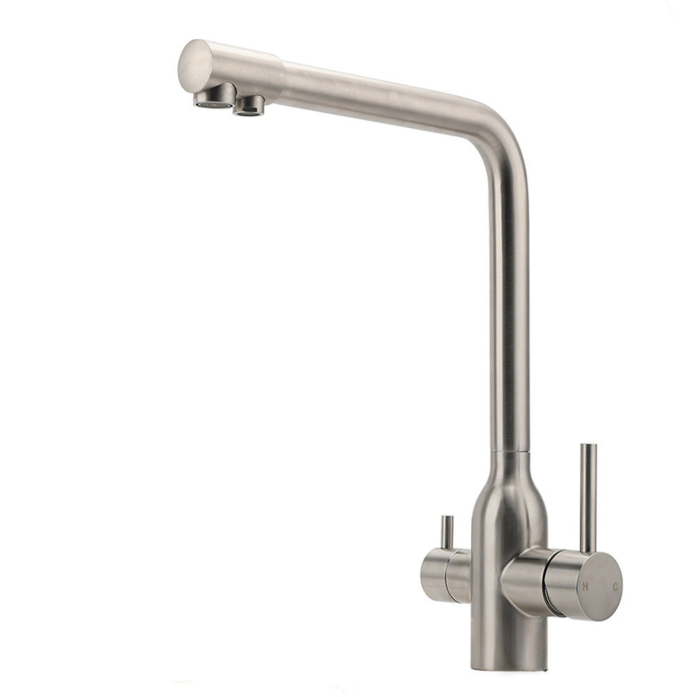 WELS 3 Function Kitchen Sink 360° Swivel Mixer Tap Clean Pure Drink Water Faucet