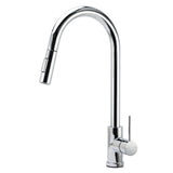 WELS Chrome 2 Modes Spray Pull Out Kitchen Swivel Faucet Sink Tap Laundry Mixer