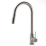 WELS Gun Metal Pull Out Kitchen Sink Tap Basin Mixer Faucet Flexible 2 Way Spout