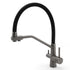 NEW Gun Metal Grey 3-Way Drink Pure Water Kitchen Mixer Pull Out Spout Sink Tap