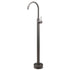 Gun Metal Bathroom Free Standing Hot Cold Water Mixer Tap Bath Tub Filler Spout