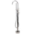 Polished Chrome Bathtub Filler Free Standing Mixer Faucet Tap Spout Handset WELS