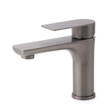 WELS Gun Metal 4.5L/min Kitchen Laundry Round Basin Mixer Vanity Sink Faucet Tap