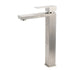 WELS Square Tall Basin Vessel Mixer Faucet Tap Kitchen Laundry Brushed Nickel