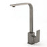 WELS Gun Metal Square Gooseneck Swivel Laundry Kitchen Mixer Faucet Sink Tap Set