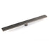 Watermark Gun Metal 800mm Strip Fence Linear Shower Grate Floor Drain 50mm Waste