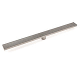 Silver 304 Stainless Steel 900mm Strip Fence Shower Grate Floor Drain 50mm Waste