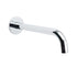 Polisehd Chrome Round 250mm Long Water Filler Spout Bath Tub Wall Mounted Outlet