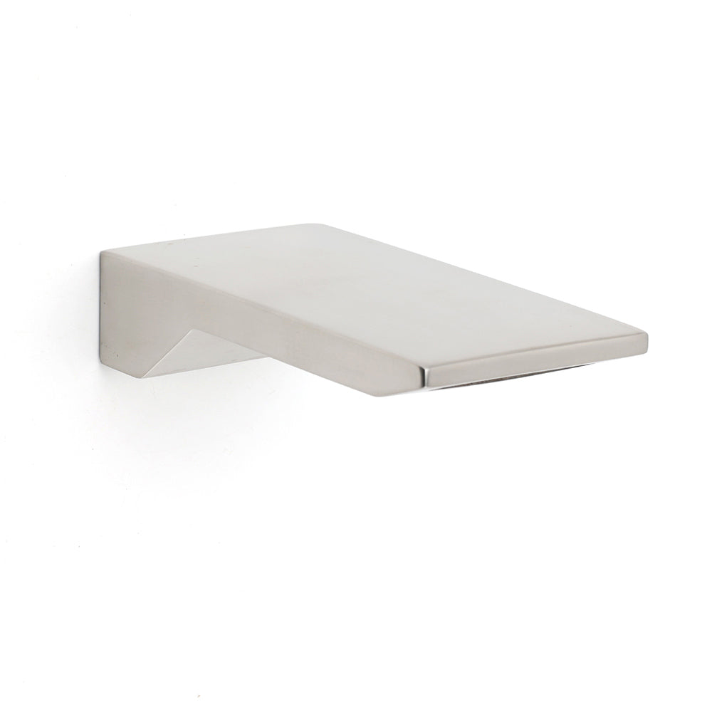 Brushed Nickel Square Cubic Shower Bathtub Waterfall Outlet Wall Mounted Spout