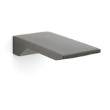Gun Metal Grey Square Stainless Steel Bathtub Flat Spout Waterfall Filler Outlet