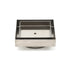 WaterMark Brushed 100mm Square Tile Insert Shower Grate Floor Drain 80mm Waste