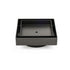Gun Metal 100x100mm Square Tile Insert Floor Drain Small Shower Grate 80mm Waste