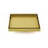 Brushed Gold Large 200mm Tile Insert Floor Drain Shower Grate 50mm Waste Outet