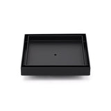 Watermark Black 150x150mm Tile Insert Floor Drain Shower Grate 80mm Waste Outlet
