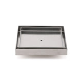 Square 150x150mm Tile Insert Floor Drain 80mm Waste Stainless Steel Shower Grate