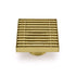 Brushed Gold Smart Square 100mm Strip Fence Floor Drain Shower Grate 50mm Waste