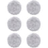 6 Pcs Washable Mop Cloth Compatible with HOBOT 168 and 188 Microfiber Mop Glass Cleaning Robot Reusable Accessories Gray