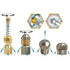 Pipe Cleaning Nozzle L Spring Spiral, Rotary, spiral1 and rigid2, 0.125 in
