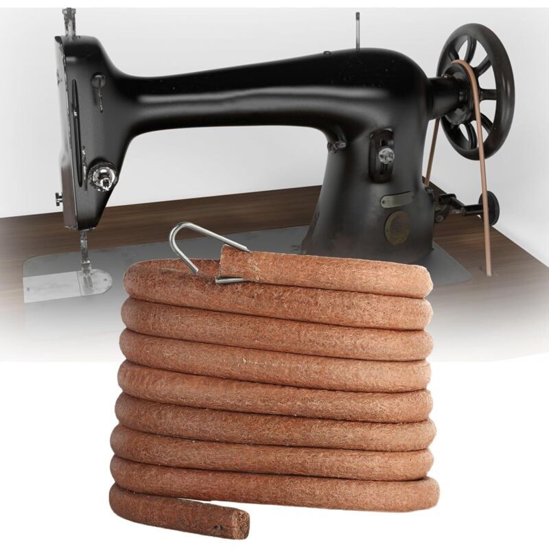 Belt Leather Sewing Machine with Hook for Foot Pedal Machine, 183 cm, 6MM
