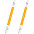 2 Pcs R7s LED Bulb R7s LED 5w Cool 6000k, 500lm, Equivalent to Halogen Pencil J78 R7s 40w 50w, White Non-Dimmune, 78mm