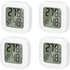 Pack Interior Thermometer Mini Hygrometer Temperature Monitor with Air Icon Comfortable for Kitchen Baby Room Greenhouse Office