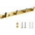 Wall Gold, Bedroom Kitchen, Towel Rack Entrance Coat Rack Coat Hook with 4 Hooks Mounted Bathroom Coat Rack