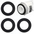 3 Pcs Spare Rubber Seals for Siamp T T, F Lush Parts Oilet Leak Repair Oilet 49 and 50 Flush Valves
