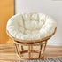 Hanging Chair Cushion Round and Thick Radar Egg Chairs Balcony and Garden Comfortable Nest Style, 80cm