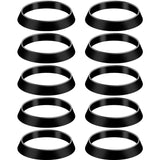 10 Pcs Taper Gasket Compatible with 1.5 Inch Drain Pipe Anti - Sink Odor Siphon Inner Diameter 38mm Outer Diameter 4, 3mm
