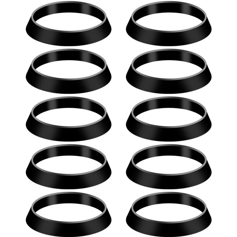 10 Pcs Taper Gasket Compatible with 1.5 Inch Drain Pipe Anti - Sink Odor Siphon Inner Diameter 38mm Outer Diameter 4, 3mm